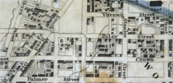 Edward Street, Sydney. Site of Australia's first type foundry